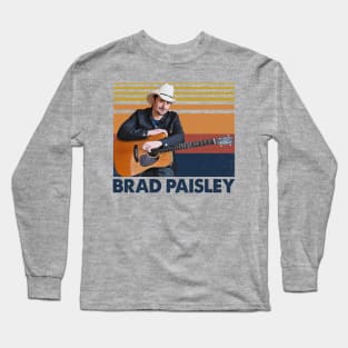 Country Charisma Brad Paisley's Irresistible Stage Aura Long Sleeve T-Shirt